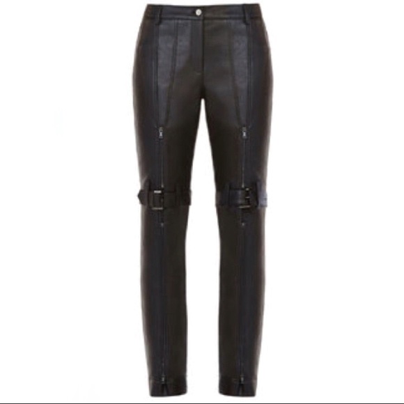 BCBGMaxAzria Pants - BCBGMaxAzria Runway  “Daxter” Leather Pants